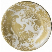 Royal Crown Derby Aves Gold Dinner Plate - 10.65"