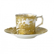 Royal Crown Derby Aves Gold Coffee Cup