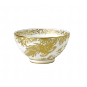 Royal Crown Derby Aves Gold Rice Bowl - 4.5"
