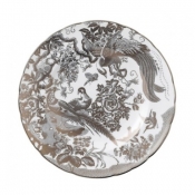 Royal Crown Derby Aves Palladium Salad/Dessert Plate - 8.5"