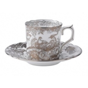 Royal Crown Derby Aves Palladium Coffee Saucer