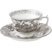 Royal Crown Derby Aves Palladium Breakfast Cup - 12 oz.