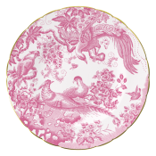 Royal Crown Derby Aves Accent Plate - Pink