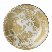 Royal Crown Derby Aves Gold Oatmeal Bowl