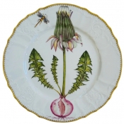 Anna Weatherley Flowers Of Yesterday Dinner Plate - Dandelion