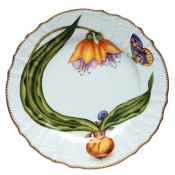 Anna Weatherley Flowers Of Yesterday Dinner Plate - Yellow Buttercup