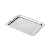 Christofle Graphik Silverplated Tray - 8"x 6"