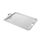 Christofle Graphik Silverplated Tray - 17.7" x 12.6"