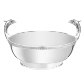 Christofle Malmaison Silverplate Tete d'Aigle Centerpiece Bowl