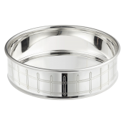 Christofle Graphik Silverplate Bottle Coaster