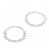 Christofle Malmaison Palmettes Napkin Rings - Set2