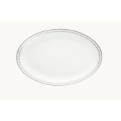 Christofle Malmaison Imperiale Platinum Oval Platter - 11"