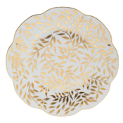 Royal Limoges Olivier Gold Dessert Plate