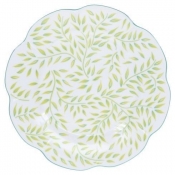 Royal Limoges Olivier Spring Green Dessert Plate - 8.5"
