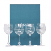 Juliska Graham White Wine Glass Set 4