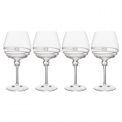 Juliska Amalia Stemless White Wine Set 4