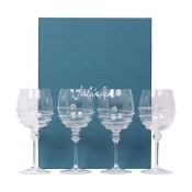 Juliska Amalia Full Body White Wine Glass Set 4