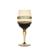 Juliska Ella Amber Wine Glass - Amber - 15 oz.