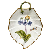 Anna Weatherley Blue Bells w/ Dragon Fly Leaf Plate