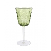 Vietri Barocco Mint Green Wine Glass