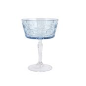 Vietri Barocco Light Blue Coupe Champagne Glass