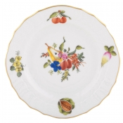 Herend Fruits & Flowers Bread Plate - Motif 3