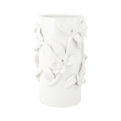 Vietri Bougainvillea Garden White Medium Cachepot