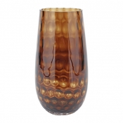Vietri Bolla Glass Tortoise Medium Pebbled Vase