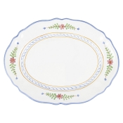 Vietri Bella Rosa Oval Platter - 18"