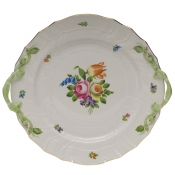 Herend Printemps Chop Plate w/Handles12"D