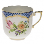 Herend Printemps Blue Border Mocha Cup