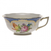 Herend Printemps Blue Border Tea Cup - Motif 02