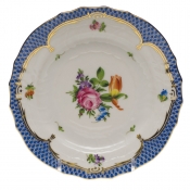 Herend Printemps Blue Border Bread & Butter Plate - 2