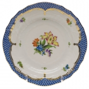 Herend Printemps Blue Border Bread & Butter Plate - 5
