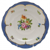 Herend Printemps Blue Border Salad Plate - Motif 01