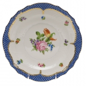 Herend Printemps Blue Border Salad Plate - Motif 02