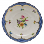 Herend Printemps Blue Border Salad Plate - Motif 03