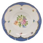 Herend Printemps Blue Border Dessert Plate - Motif 01