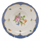 Herend Printemps Blue Border Dessert Plate - Motif 02