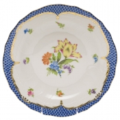 Herend Printemps Blue Border Dessert Plate - Motif 05