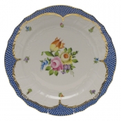 Herend Printemps Blue Border Service Plate - Motif 01