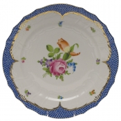 Herend Printemps Blue Border Service Plate - Motif 02