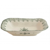 Arte Italica Burano Green Rectangular Dish
