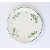 Arte Italica Burano Green Bread Plate