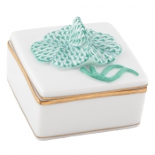 Herend Clover Box - Green
