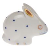 Herend Polka Dot Rabbit Blue