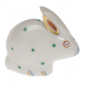 Herend Polka Dot Rabbit Green