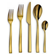 Couzon Side Gold Stainless 5 Piece Setting