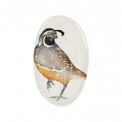 Vietri Cacciatore Quail Small Oval Platter