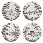 Juliska Country Estate Flint Party Plate Assorted Set  /4
